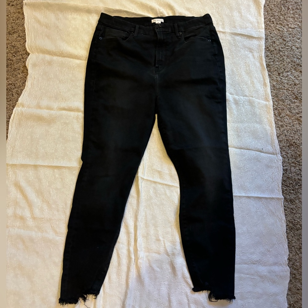 Good American High Waisted Stretchy Jeans